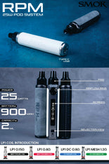 RPM 25W Pod Kit by Smok get a 10ml E-liquid free